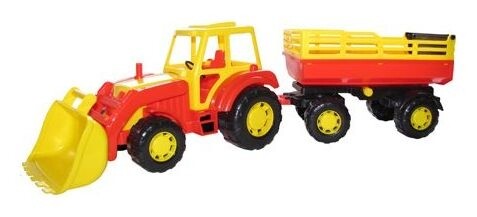 Трактор с прицепом и ковшом "Мастер"  Полесье