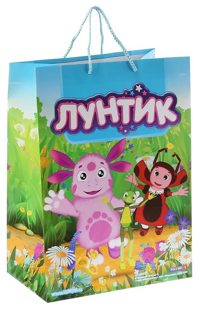 

Пакеты подарочные Лунтик