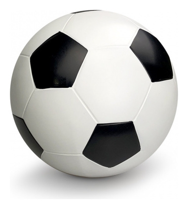 Мяч футбольной расцветки 20 см