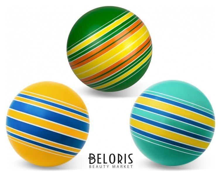 Мяч Полосатики ручное окрашивание 15 см Чебоксарские мячи Полосатики