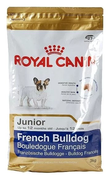 Корм для щенков породы французский бульдог в возрасте до 12 месяцев Royal Canin