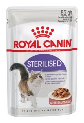 Корм влажный для стерилизованных кошек Кусочки в соусе Royal Canin