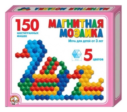 

Мозаика магнитная шестигранная 150 элементов