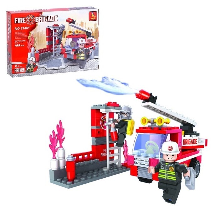 Конструктор Пожарная часть 133 детали  Ausini