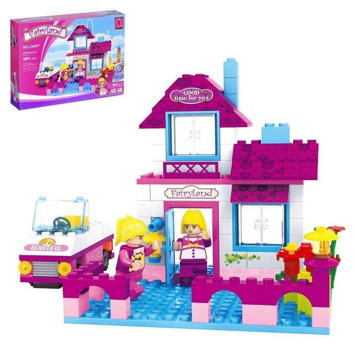 Конструктор Домик 164 детали  Ausini