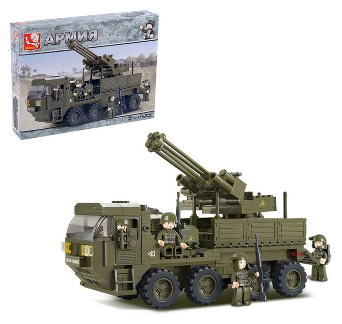 

Конструктор Передвижной пулемёт 306 деталей