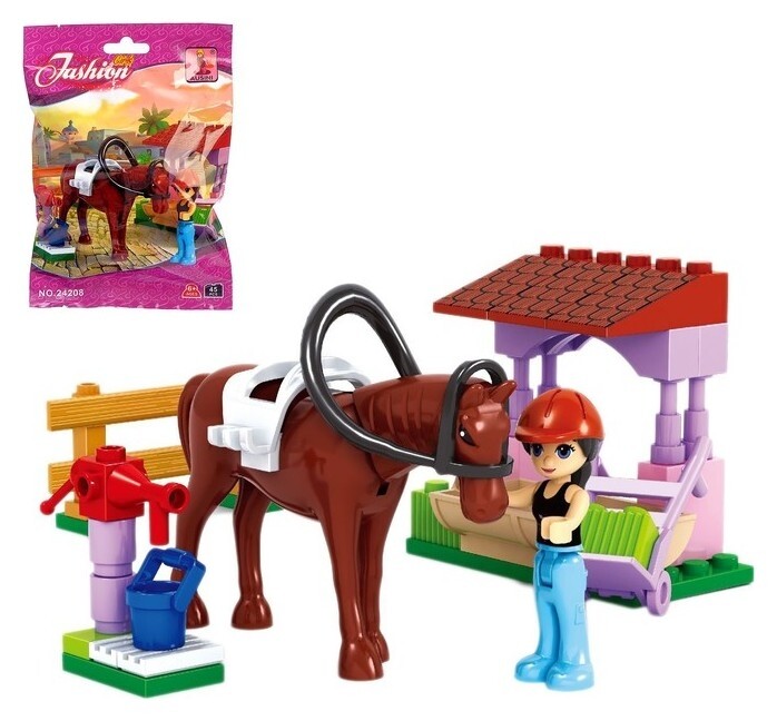 Конструктор Конюшня 45 деталей  Ausini