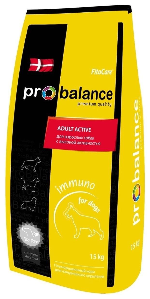 Корм сухой для собак с высокой активностью ProBalance