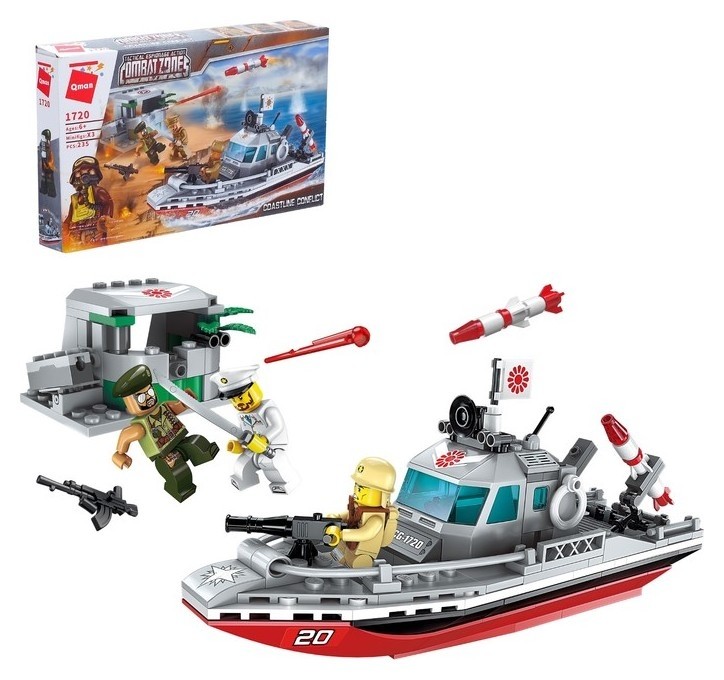 

Конструктор Десантный вертолет 235 деталей