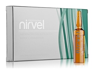 Ампулы против выпадения волос с плацентой ANTI HAIR LOSS CONTROL PLACENTA VEGETAL Nirvel Care