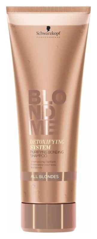 Бондинг-шампунь для волос с детокс-системой Schwarzkopf Professional BlondMe Care