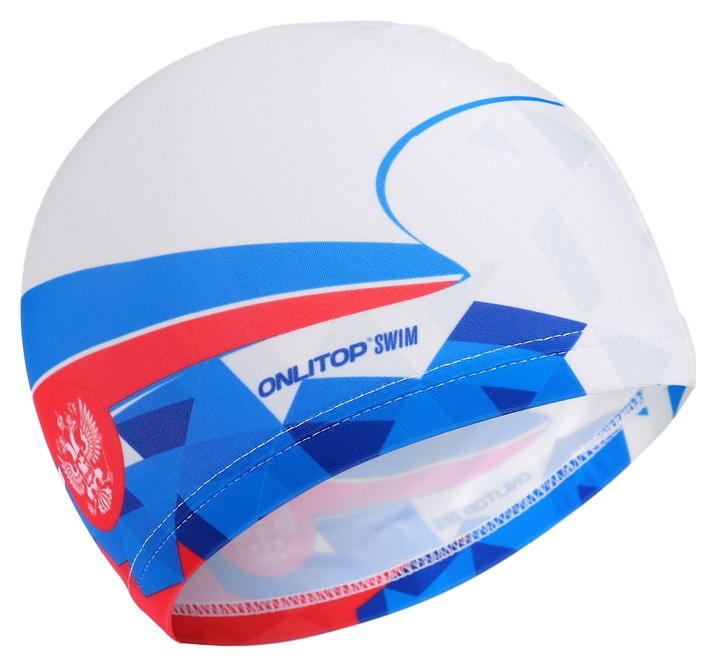 

Шапочка для плавания детская Россия, Белый