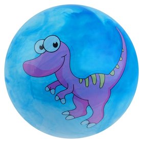 Мяч детский Динозаврики, синий Zabiaka