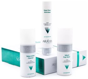 Набор косметических средств против несовершенств кожи Anti-acne Balance Aravia Professional