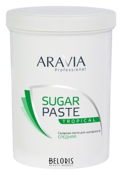Сахарная паста для шугаринга средняя Тропическая Aravia Professional