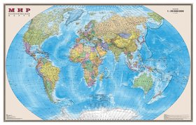 Карта настенная Мир Политическая карта Dmb