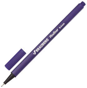 Ручка капиллярная с фиолетовыми чернилами Aero Brauberg