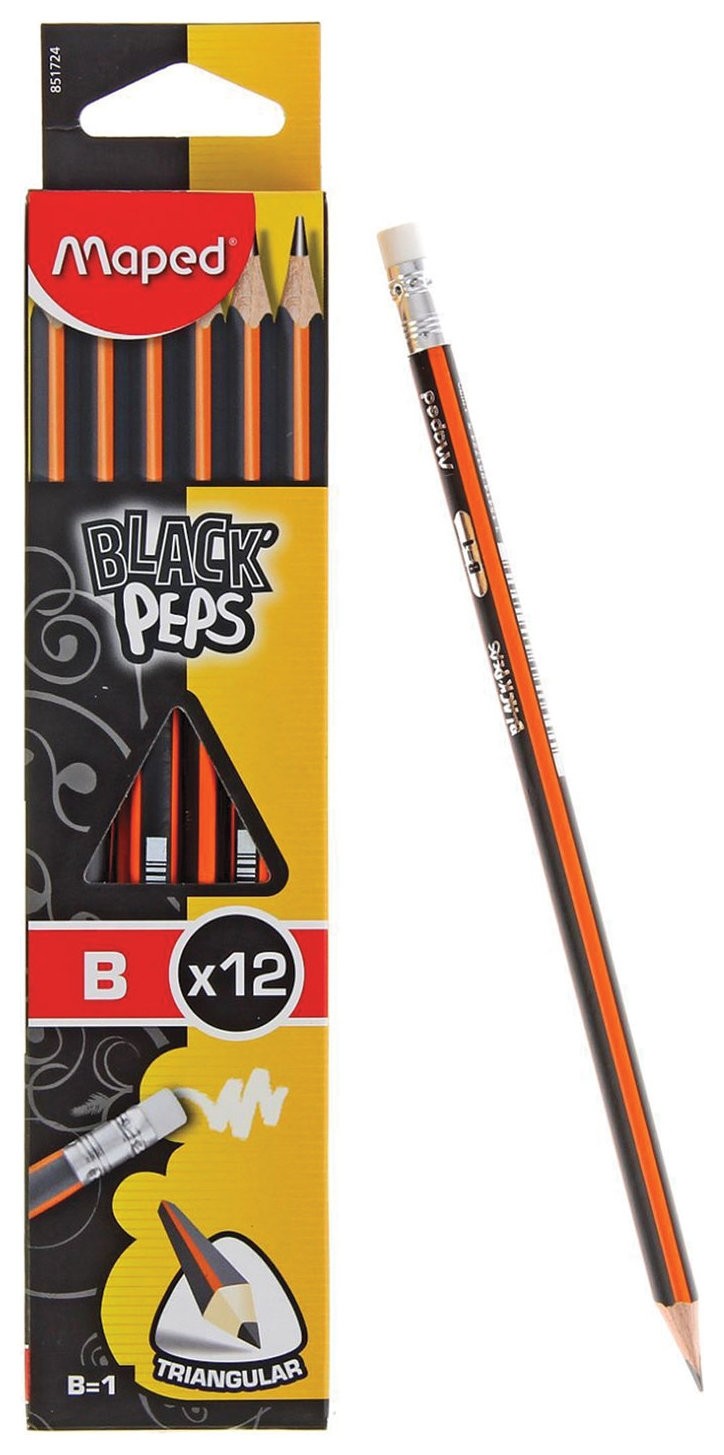 

Карандаши чернографитные Black Pep's B