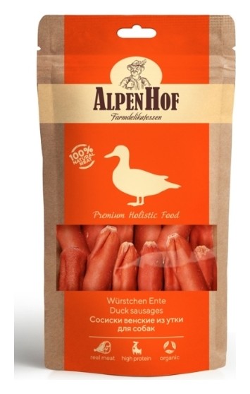 Лакомство для собак Сосиски венские из утки AlpenHof