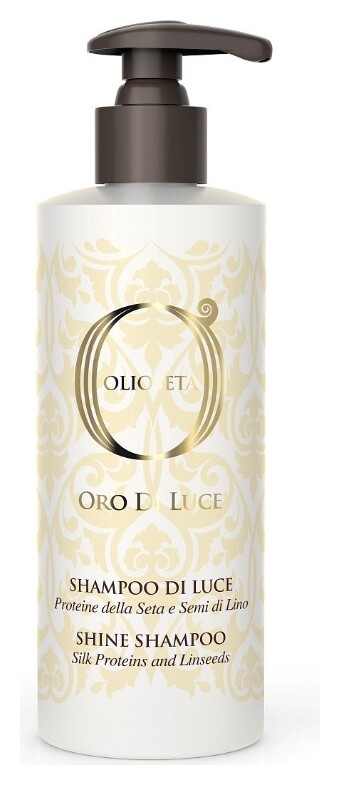 Шампунь-блеск для волос с протеинами шелка и семенем льна Barex Italiana