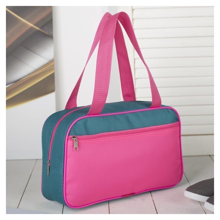 Сумка для обуви розовый/серый  ЗФТС