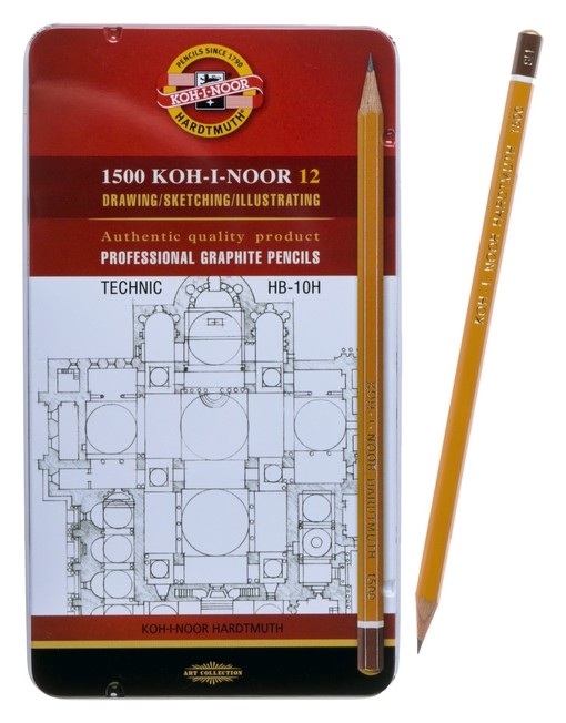 

Карандаши чёрнографитные 1500 Техник