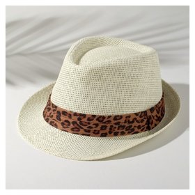 Шляпа женская "Леопард", размер 56-58 Minaku