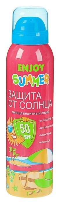 

Аэрозоль солнцезащитный Spf 50 E