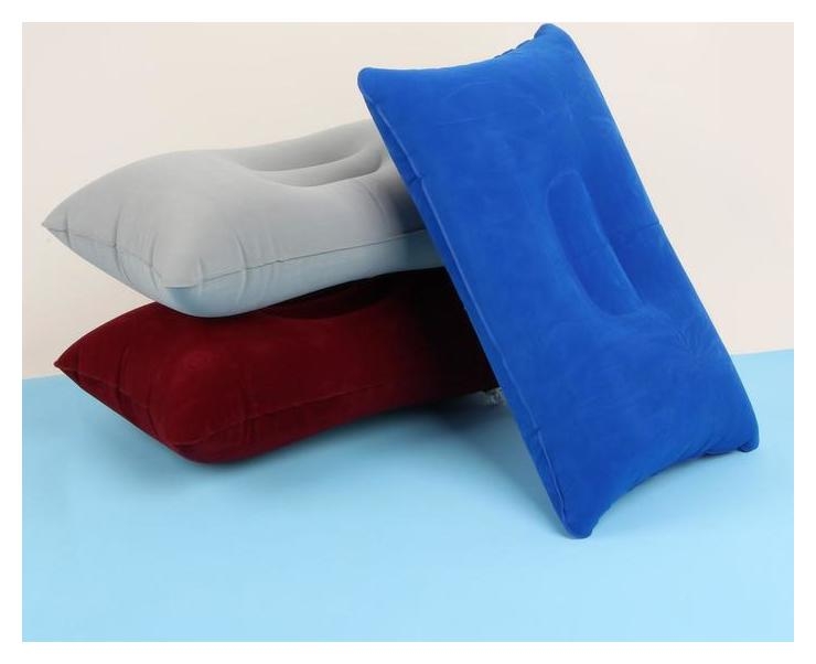 Подушка дорожная, надувная, 38 × 24 см