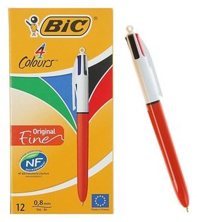 Ручка автоматическая 4 в 1 Сolours Fine BIC