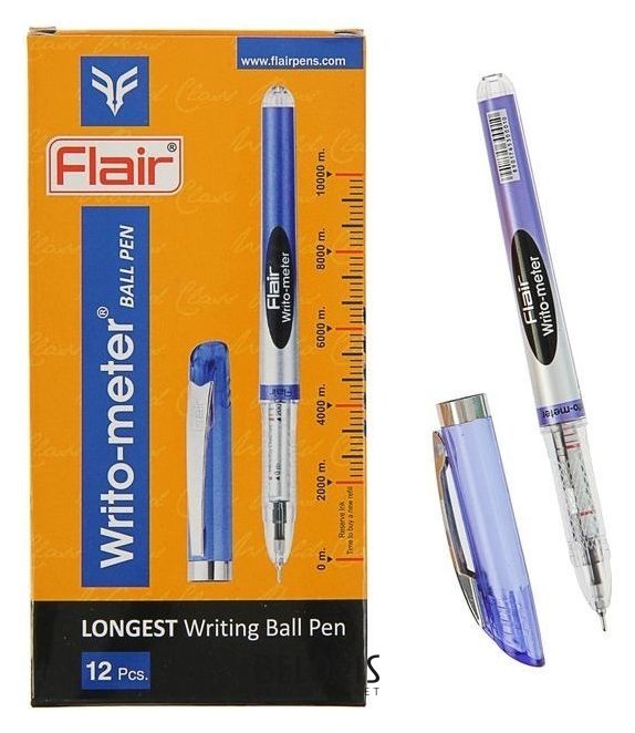 Ручка шариковая. цвет стержня синий, Writo-Meter Flair