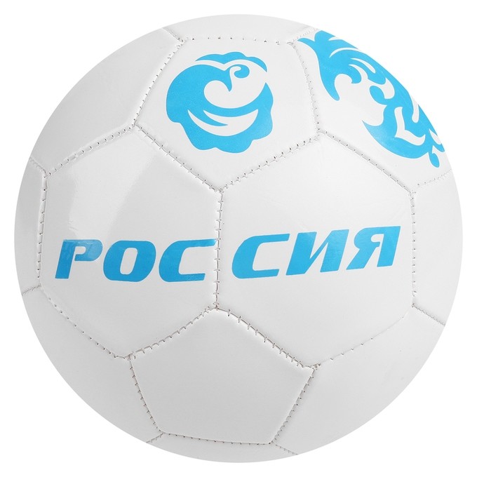 

Мяч футбольный с узором Россия размер 5