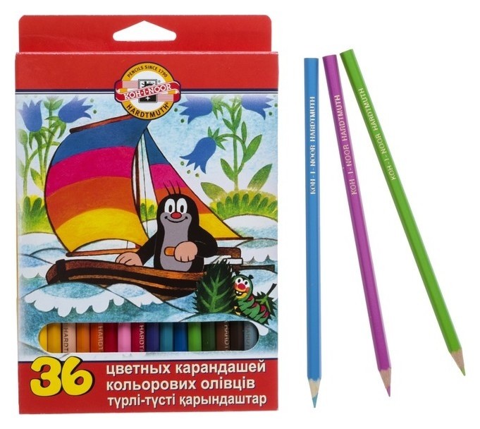 

Карандаши 36 цветов "Крот"