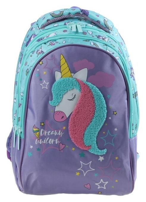 

Рюкзак школьный Sreet Dream unicorn, Бирюзовый