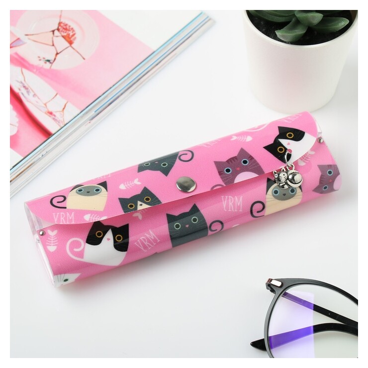 Футляр для очков с подвесом "Котики"  