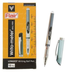 Ручка шариковая, цвет стержня чёрный, Writo-Meter Flair