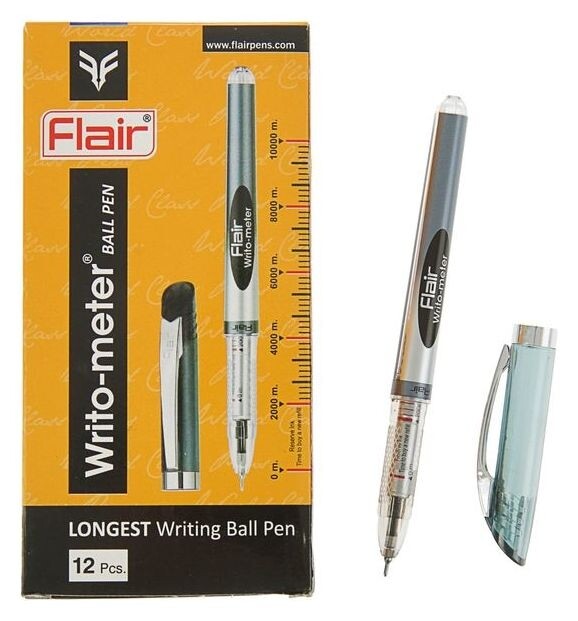 Ручка шариковая, цвет стержня чёрный, Writo-Meter Flair