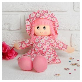 Мягкая игрушка "Кукла" в шляпке и платьишке 