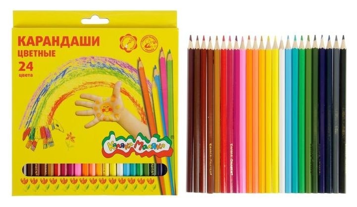 

Карандаши 24 цвета, Микс