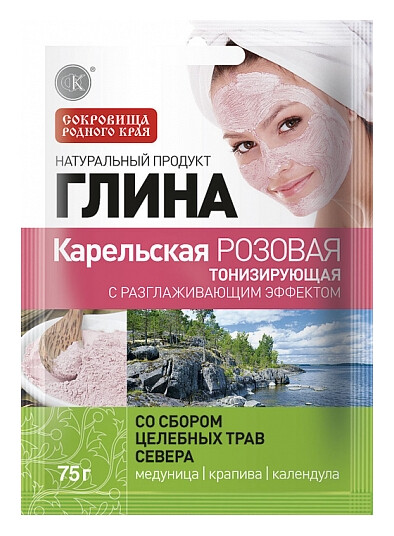 Карельская розовая глина со сбором целебных трав севера "Тонизирующая" отзывы