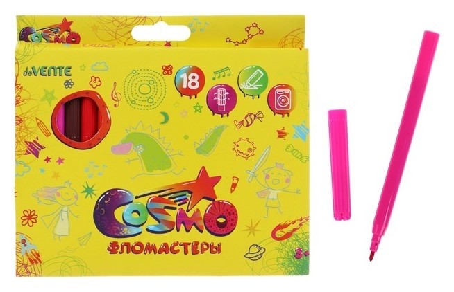 

Фломастеры 18 цветов Cosmo