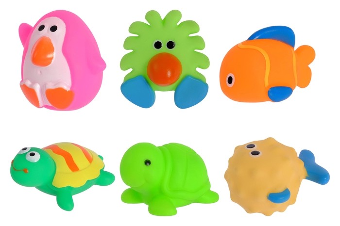 

Набор игрушек для ванны 6 шт