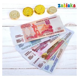 Игровой набор денег и монет Первые покупки Zabiaka