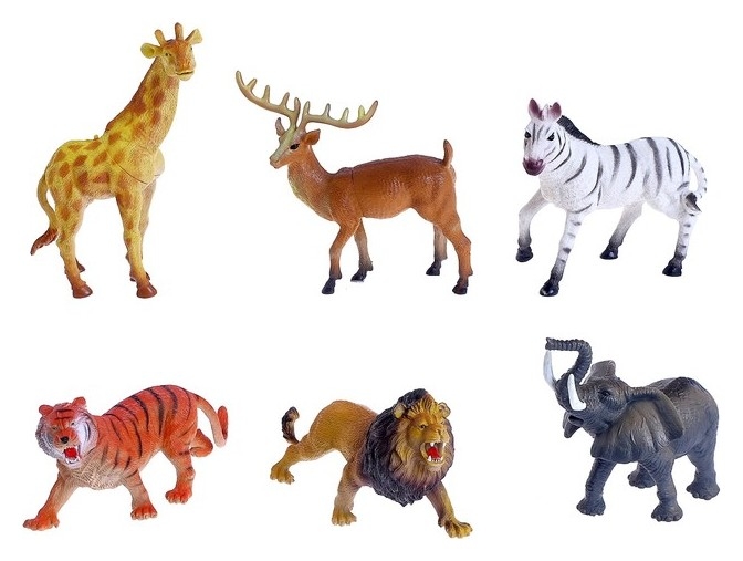 Набор животных «Загадочный мир животных», 6 фигурок
