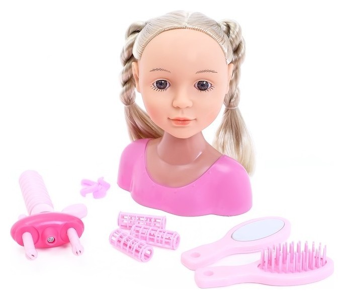Кукла-манекен для создания причёсок Нана с аксессуарами
