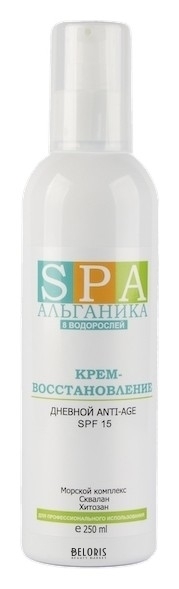 Крем-восстановление дневной Anti-Age SPF 15 Альганика