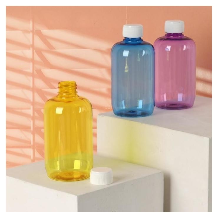 Бутылочка для хранения из цветного пластика, 250 мл Onlitop