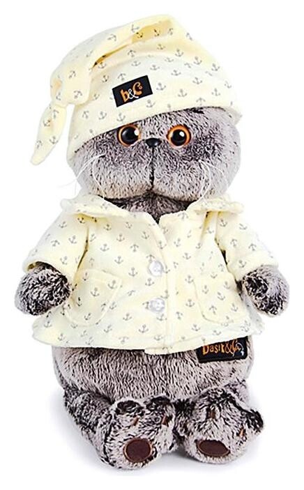 Мягкая игрушка Басик в пижаме, 19 см Басик и Ко