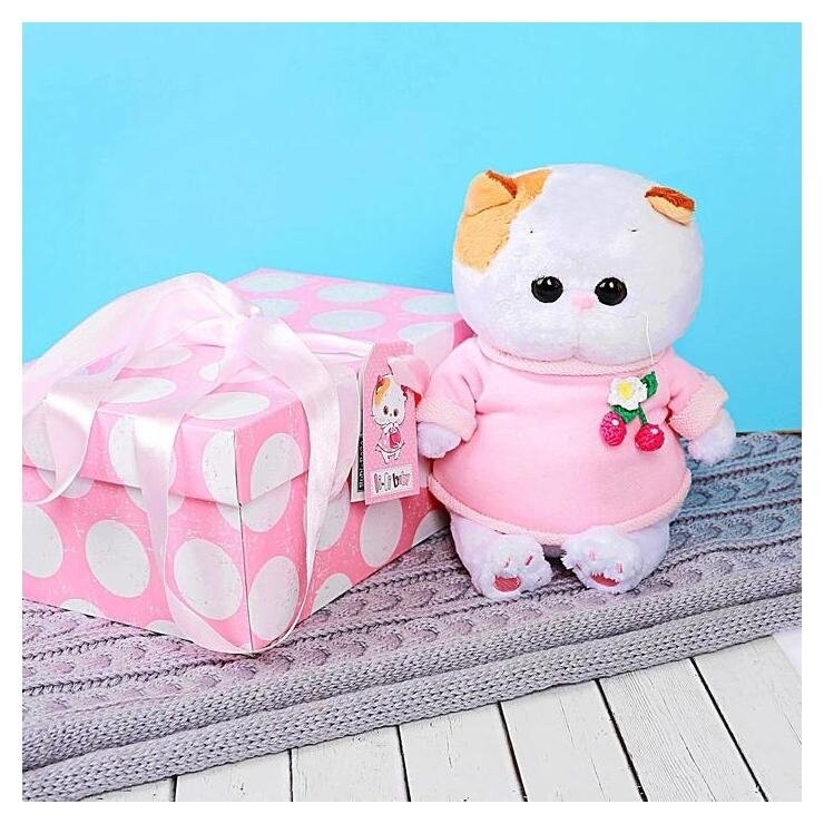 Мягкая игрушка Кошечка Ли-Ли BABY в толстовке 20 см Басик и Ко