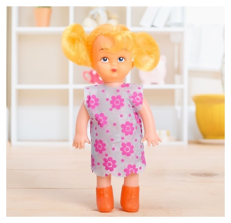Кукла Даша в платье 14,5 см